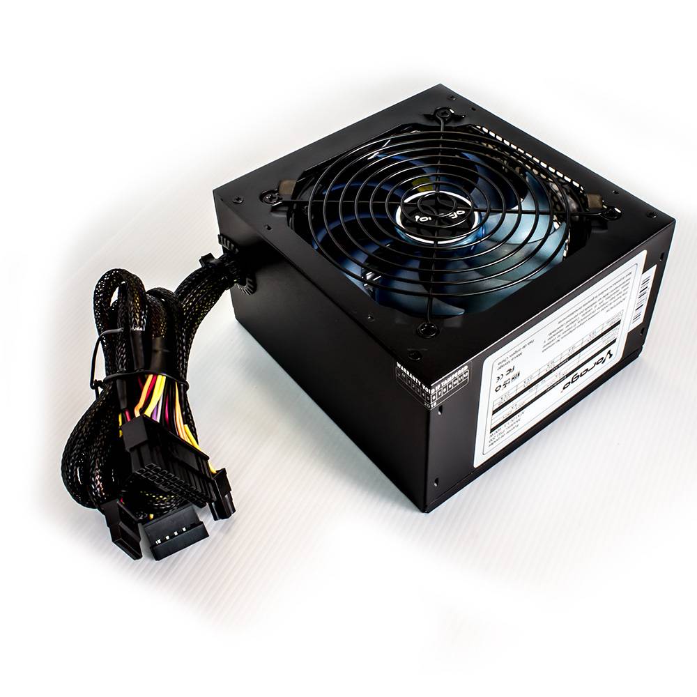 Fuente de Poder VORAGO PSU-200 - 12 V, Negro, 600 W Fuente de Poder VORAGO PSU-200 - 12 V, Negro, 600 W